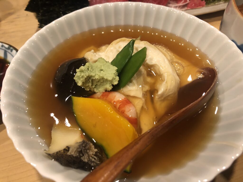 かねますの湯葉あんかけ