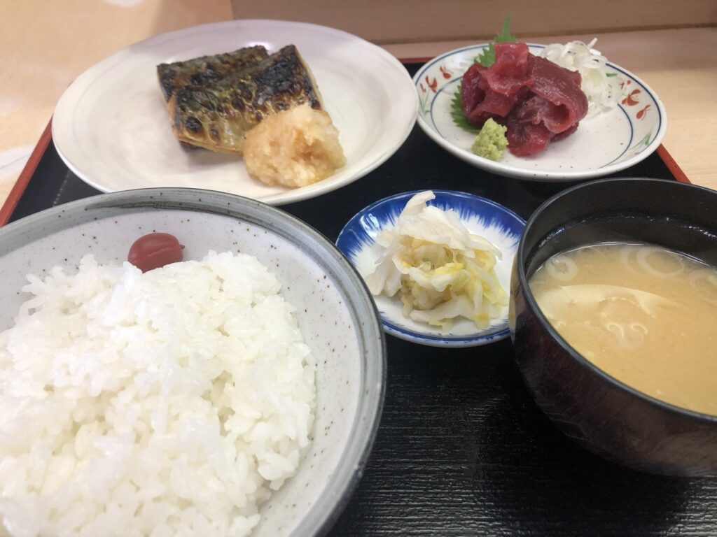 魚竹の定食