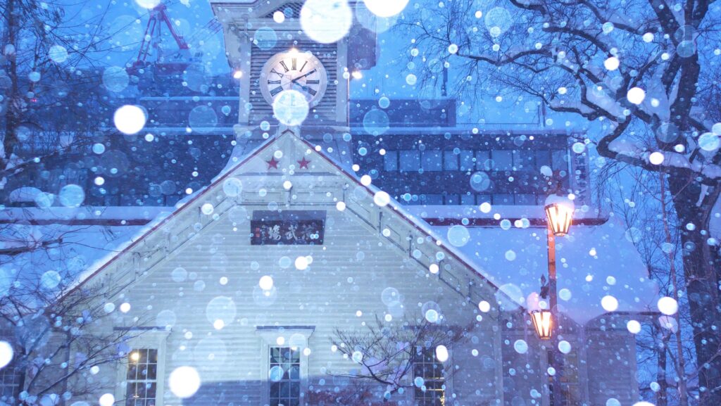 冬の札幌時計台