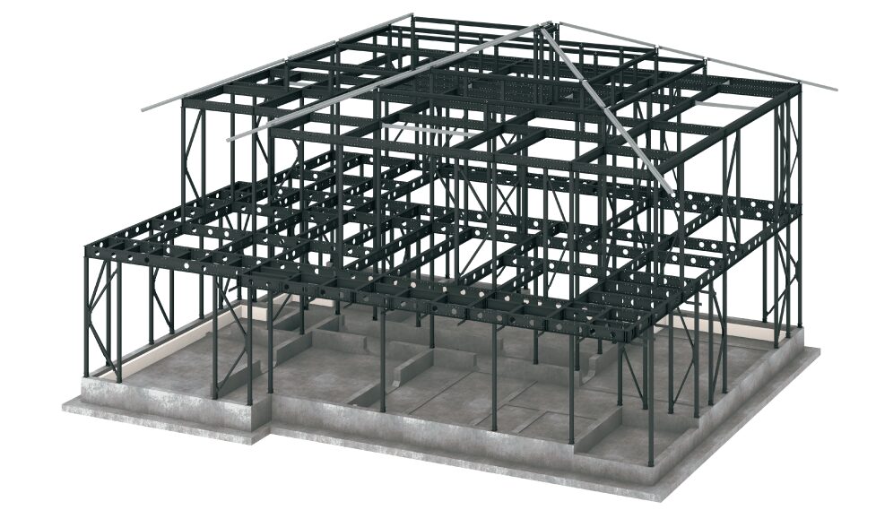 パナソニックホームズの制震鉄骨軸組構造