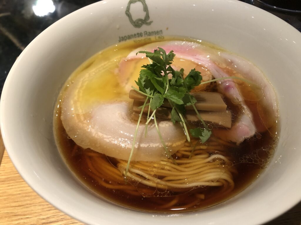 Japanese Ramen Noodle Lab Qの醤油ラーメン