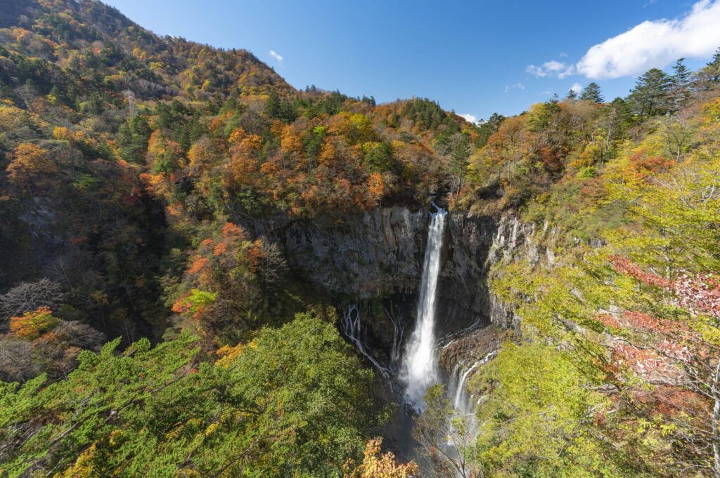 日光にある華厳の滝